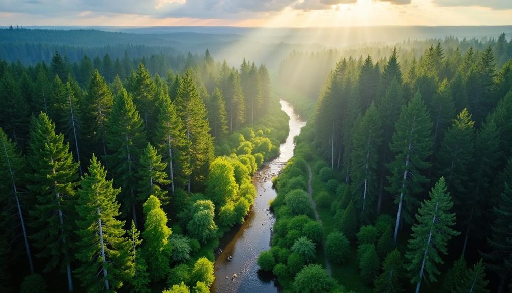 expansive russian woodlands landscape