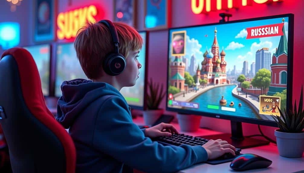 gaming for russian language