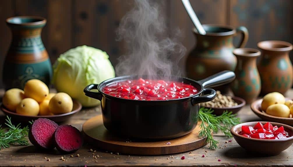 historical roots of borscht