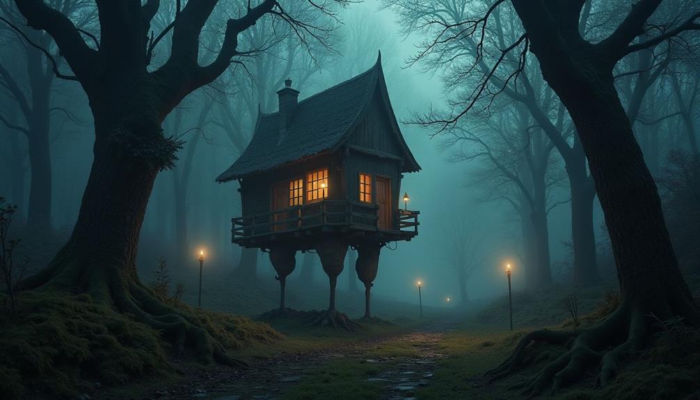 magical hut on legs