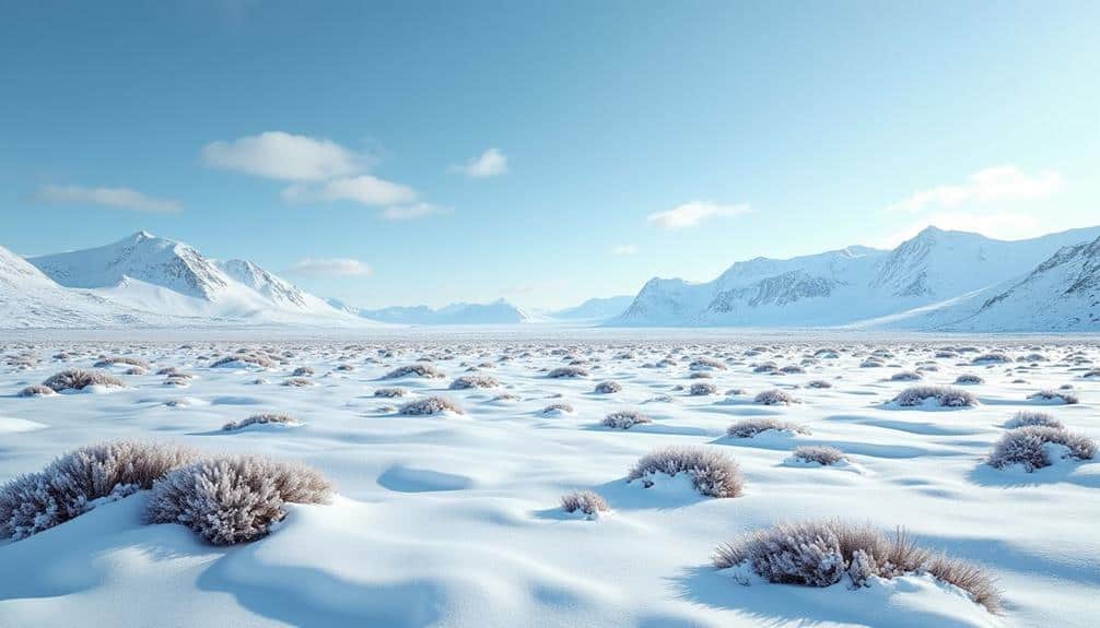 arctic cold flat terrain