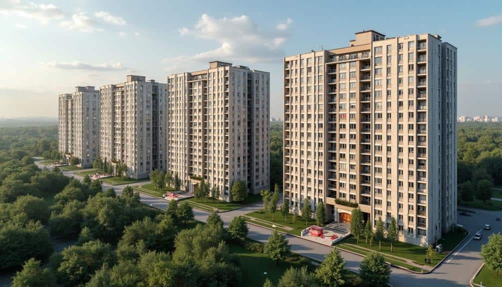 brezhnevka apartment complexes