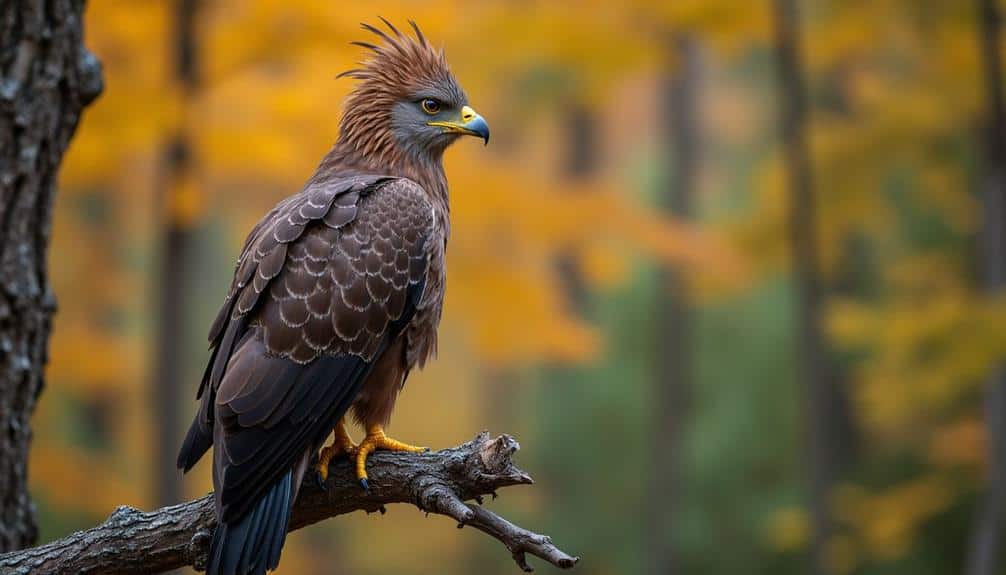 crested honey buzzard details