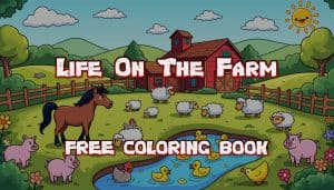 Free Russia Coloring Book Life On The Farm