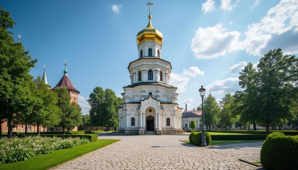 historic russian bell tower