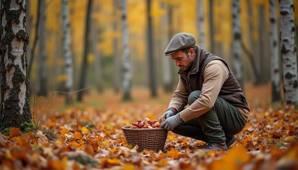 mushroom hunting in russia