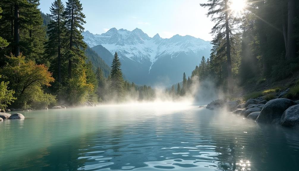 natural thermal water oasis