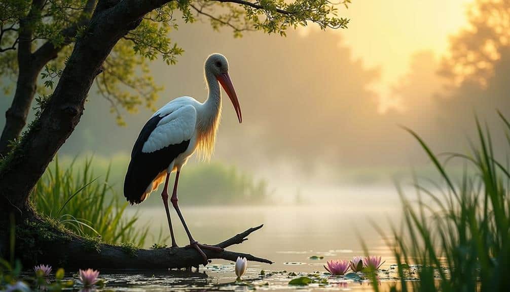 oriental stork species identification