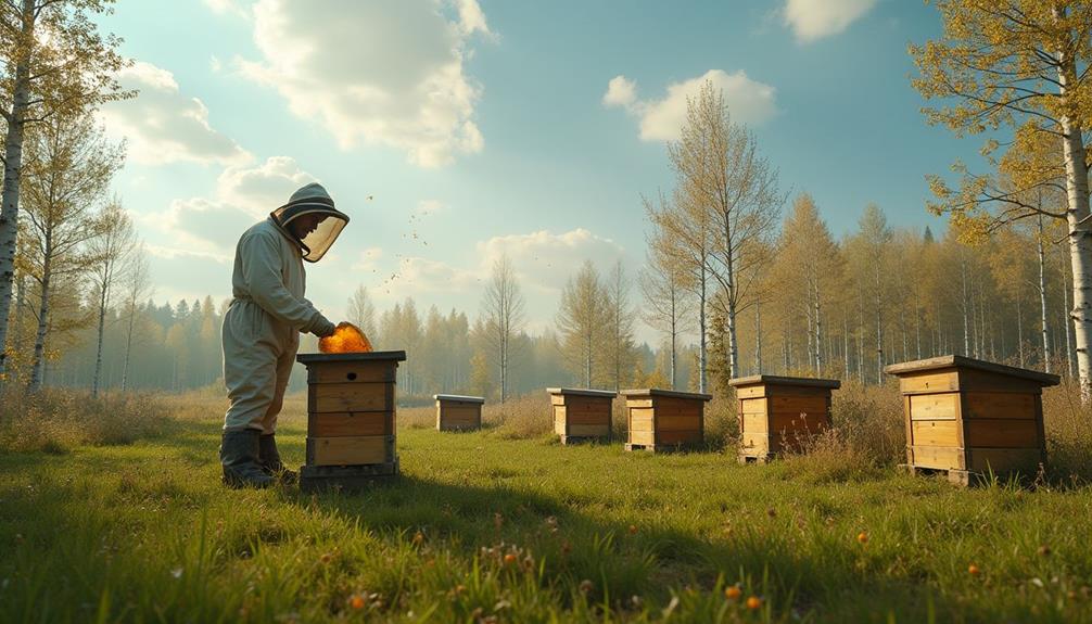 russian beekeeping and honey