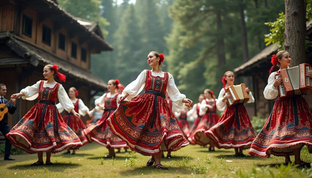 russian folk dance art