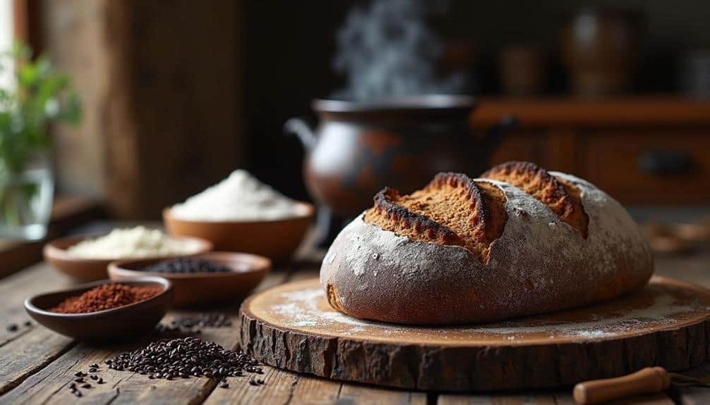 traditional russian black bread