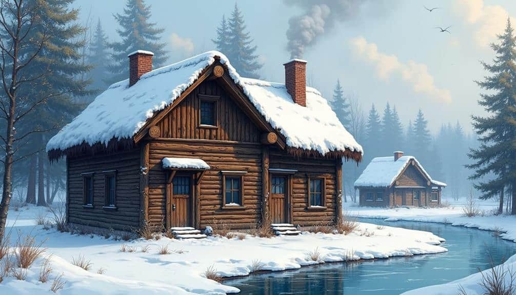 traditional russian dwellings architecture