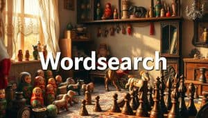 Wordsearch for Russian toys and games