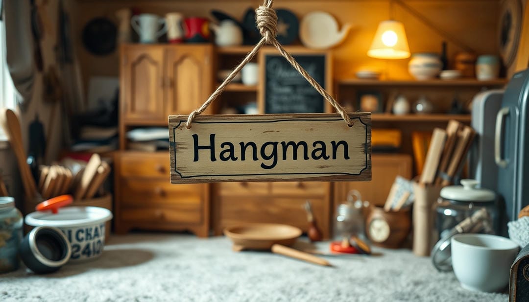 Hangman game Russian names for Everyday items