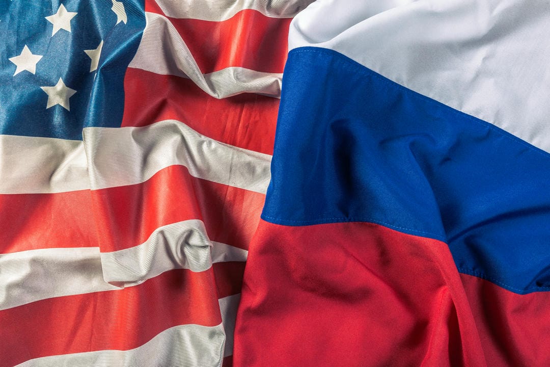 US and Russian Flags