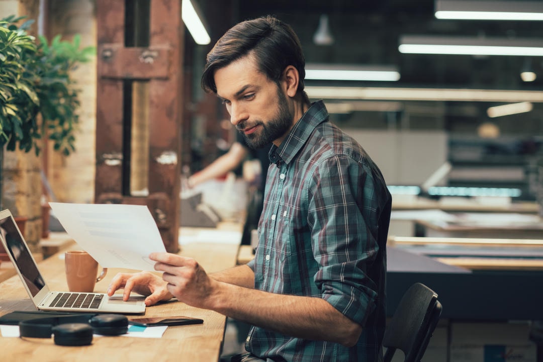 Man with Laptop