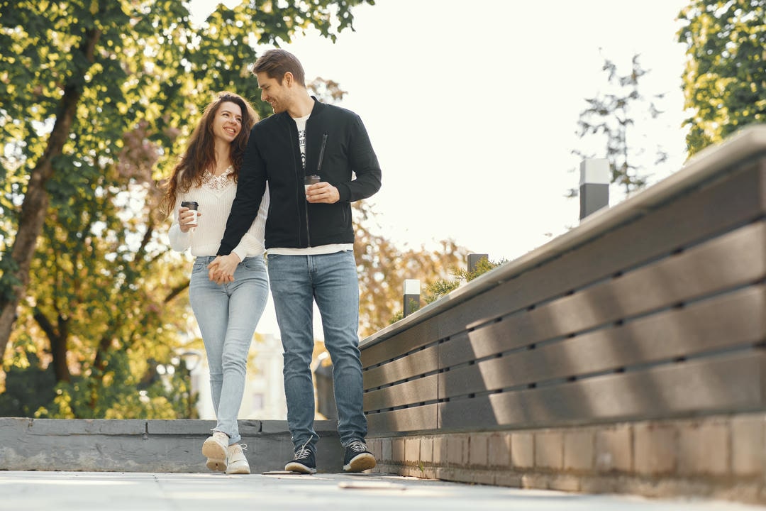 Young Couple in Park