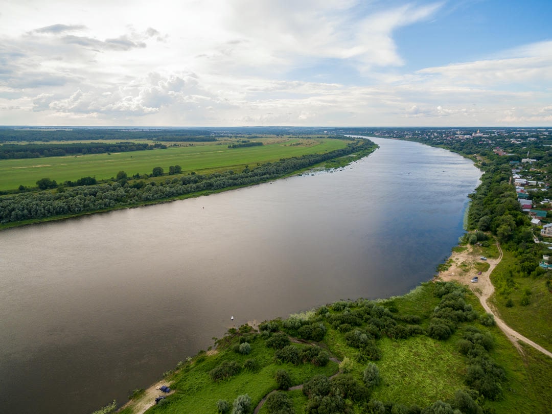 Russian Town Aerial