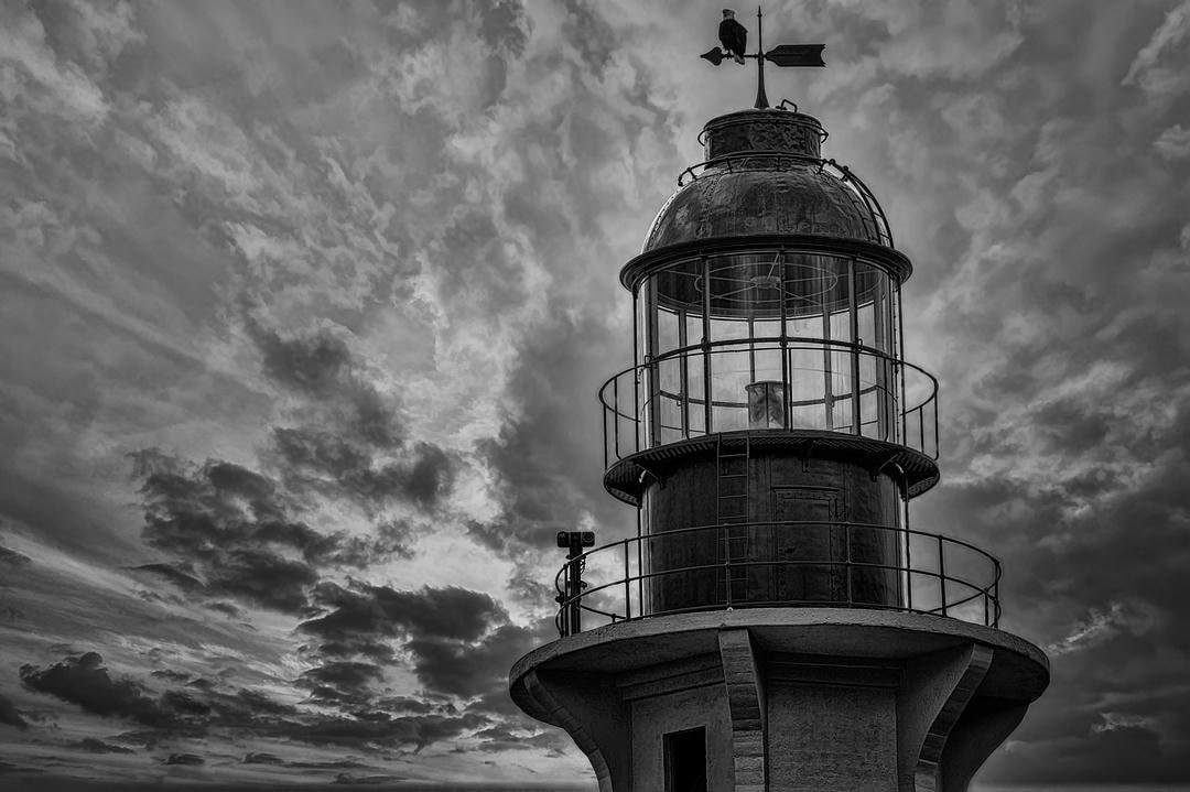 Greyscale Lighthouse