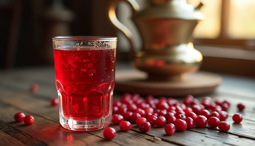 traditional russian berry beverage
